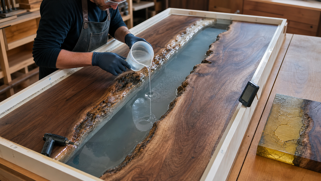 Deep Pour Epoxy for River Tables
