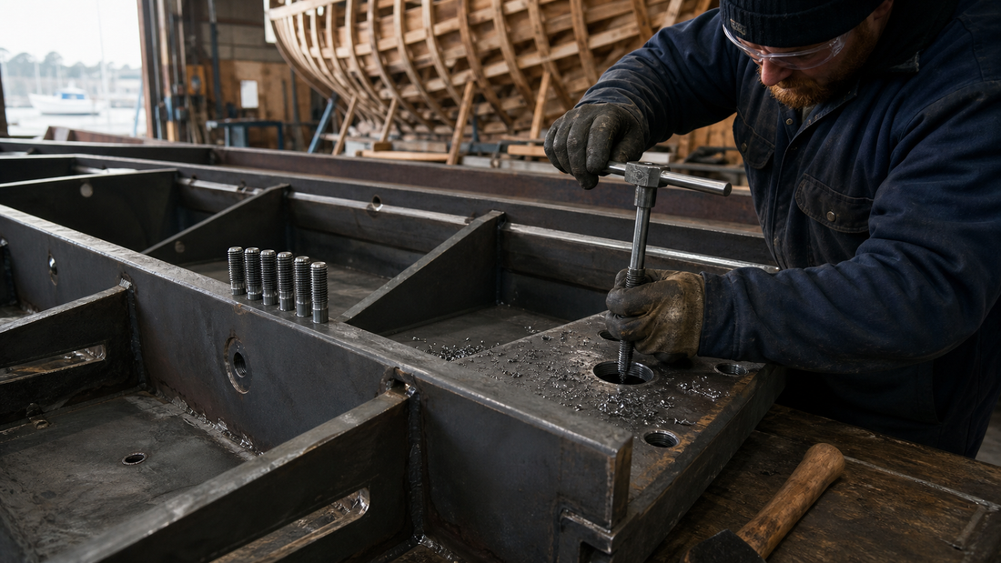 Fabricating a steel ballast keel box